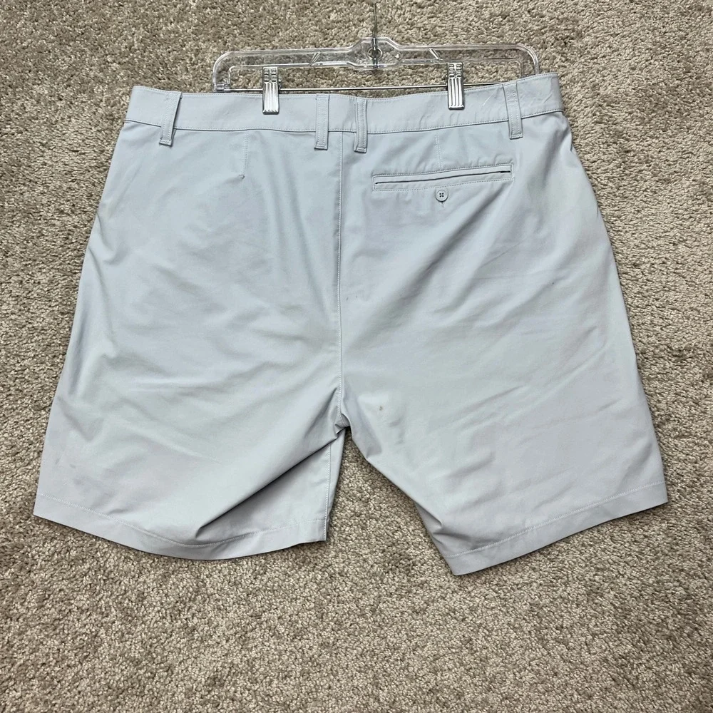 Rhone Shorts Mens 35 Gray Commuter Golf Stretch Lightweight Vented Performance